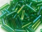 Preview: 6mm 10g Miyuki Stifte Transparent Green AB