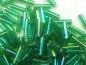 Preview: 6mm Stiftperlen Miyuki Transparent Green AB 10g