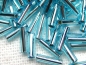 Preview: 6mm Stiftperlen Miyuki Silver Lined Light Blue 10g