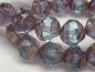 Preview: Central Cut Beads Aqua Copper Picasso hellblau 4x