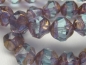 Preview: Central Cut Beads Aqua Copper Picasso hellblau 4x