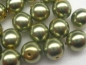 Preview: 4mm Crystal Pearls Light Green 20x