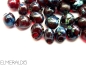 Preview: 3,4 mm Drop Beads Miyuki Garnet Picasso 10g