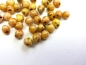 Preview: 3,4 mm Drop Beads Miyuki Canary Yellow Picasso 10g