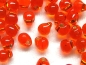 Preview: 3,4 mm Drop Beads Miyuki Silver Lined Orange 10g