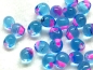 Preview: 3,4 mm Drop Beads Miyuki Electric Peach Light Blue 10g