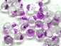 Preview: 10g Miyuki Drop Beads Lilac Lined Crystal