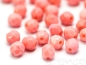 Preview: 4mm 50 feuerpol Glasperlen Opaque Carnation Pink