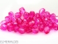 Preview: 4mm 50 feuerpol Glasperlen Coated Hot Cranberry