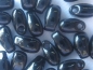 Preview: 5,5 mm Long Drop Beads Miyuki Black Jet schwarz 10g