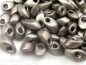 Preview: 7mm Long Magatama Miyuki Metallic Silver Matte silberfarben 5g