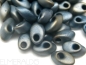 Preview: 7mm 10g Miyuki Long Magatama Metal Silver Grey