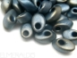 Preview: 7mm Long Magatama Miyuki Metallic Silver Grey 10g