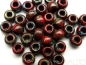 Preview: 6/0 10g Miyuki Rocailles Red Garnet Picasso