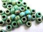 Preview: 8/0 Rocailles Miyuki Seafoam Green Picasso 10g