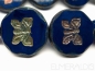 Preview: 1x Butterfly Coin Cobalt Picasso