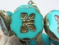 Preview: 1x Butterfly Turquoise Blue Picasso