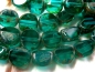Preview: 12mm Carved Round Emerald Picasso Glasperlen 2x