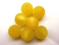 Preview: 6mm Polaris Perlen matt gelb yellow goldfarben 10x
