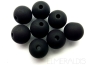 Preview: 8mm 10x Polaris Perlen matt schwarz black