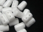 Preview: 3 x 5mm 10g Rulla Beads White Weiss