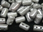 Preview: Rulla Beads Luster White Grey Glasperlen 10g