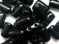 Preview: Rulla Beads Jet Black Opaque Schwarz Glasperlen 10g