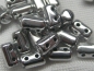 Preview: 3 x 5mm 10g Rulla Beads Silver Silber