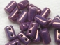 Preview: 3 x 5mm 10g Rulla Beads Luster Metallic Amethyst