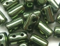 Preview: 3 x 5mm 10g Rulla Beads Luster Metallic Olivine