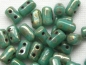 Preview: Rulla Beads Turquoise Picasso Silver türkis Glasperlen 10g