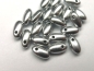 Preview: 6mm Rizo Beads Aluminium Silver Glasperlen 10g