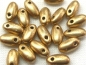 Preview: 6mm Rizo Beads Matte Metallic Flax Glasperlen 10g