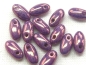 Preview: 6mm Rizo Beads Lila Vega Luster Glasperlen 10g