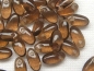 Preview: 6mm Rizo Beads Smokey Topaz Glasperlen 10g