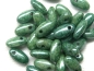 Preview: 6mm 10g Rizo Beads Green Luster