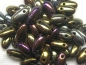 Preview: 6mm Rizo Beads Iris Brown Glasperlen 10g