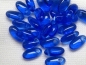 Preview: 6mm Rizo Beads Sapphire blau Glasperlen 10g