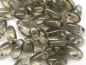 Preview: 6mm Rizo Beads Black Diamond grau Glasperlen 10g