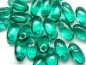 Preview: 6mm Rizo Beads Emerald grün Glasperlen 10g