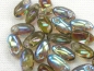 Preview: 6mm Rizo Beads Black Diamond AB Glasperlen 10g