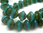 Preview: Saturn Beads Aqua Opal Picasso blau Glasperlen 4x