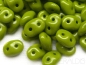 Preview: SuperDuos Olivine Green Opaque hellgrün olive 10g