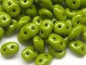 Preview: SuperDuos Olivine Green Opaque hellgrün olive 10g