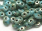 Preview: 10g, Super Duo, Blue Turquoise Picasso Silver
