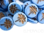 Preview: 23mm-Dragonfly-Beads-Blue-Matte-Bronze-Picasso-blau-1x