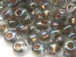 Preview: 3mm Magatama TOHO Gold Lined Black Diamond Rainbow 10g