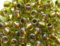 Preview: 3/0 10g TOHO Rocailles Gold Lined Peridot