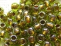 Preview: 3/0 Rocailles TOHO Gold Lined Peridot 10g