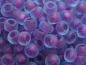 Preview: 6/0 10g TOHO Rocailles Frosted Aqua Purple Lined